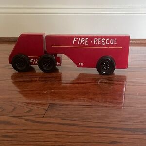 Red Fire Rescue Toy Truck